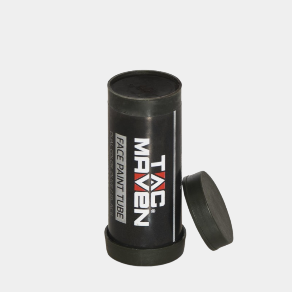 Dual-Color Tube Face Paint - Olive & Black