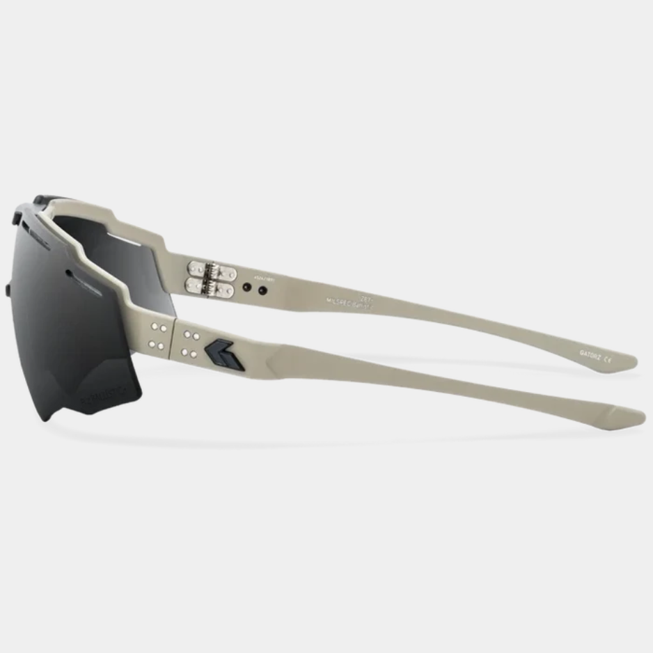 BLASTSHIELD B2 MILSPEC BALLISTIC POLARIZED GLASSES - DESERT CERAKOTE® FRAME