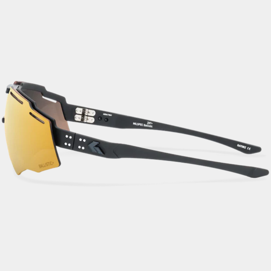 BLASTSHIELD B2 MILSPEC BALLISTIC GLASSES - BLACK CERAKOTE® FRAME