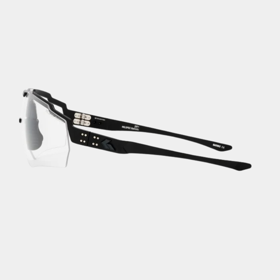 BLASTSHIELD MILSPEC BALLISTIC PHOTOCHROMIC GLASSES - BLACK CERAKOTE® FRAME