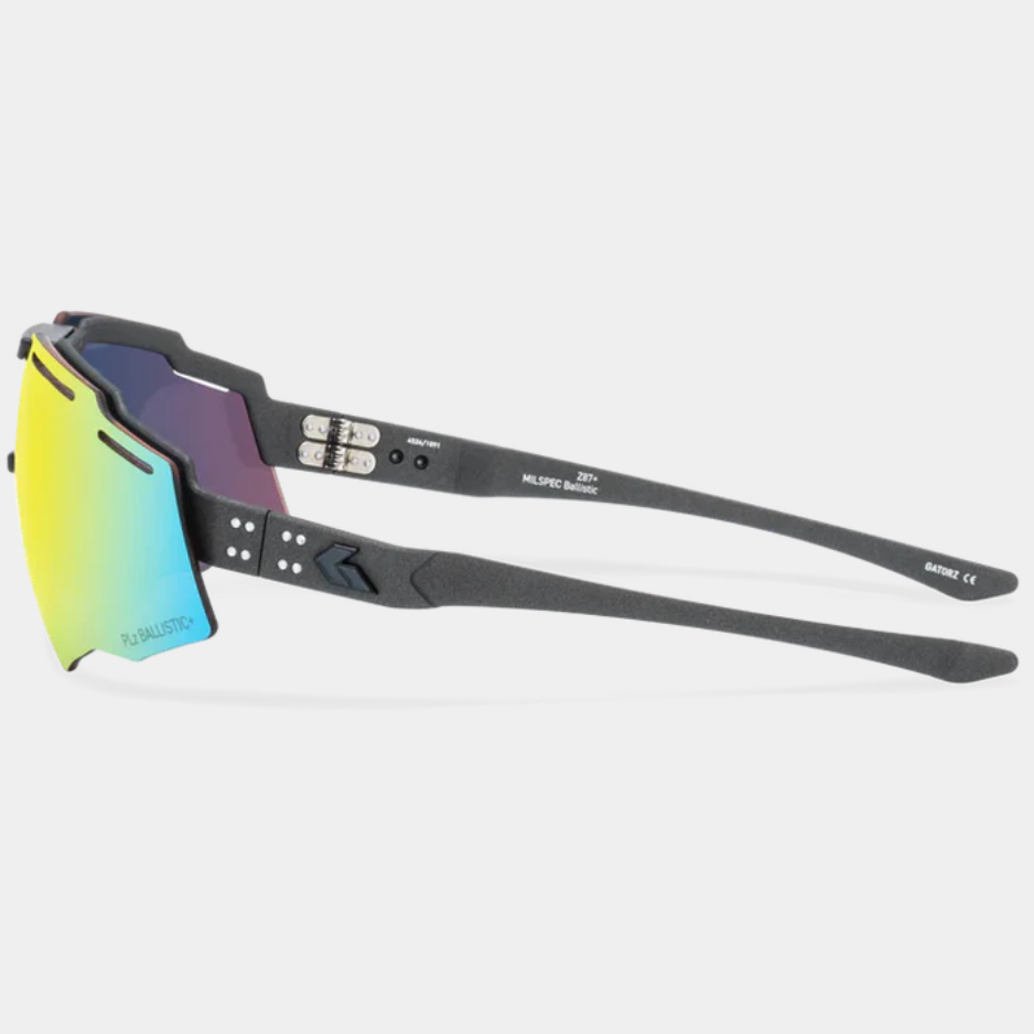 BLASTSHIELD B2 MILSPEC BALLISTIC POLARIZED GLASSES - GRAPHITE CERAKOTE® FRAME