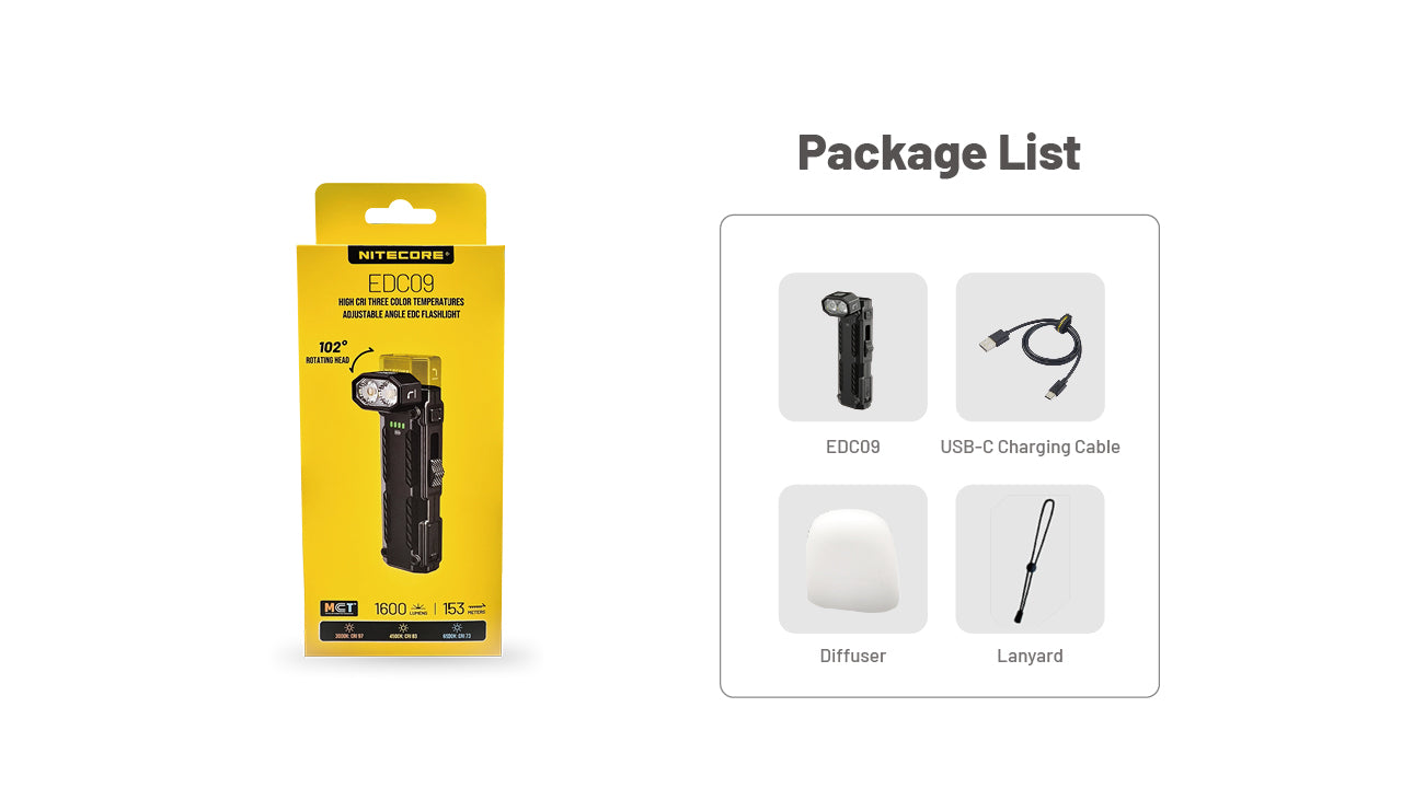 NITECORE® EDC09 FLASHLIGHT