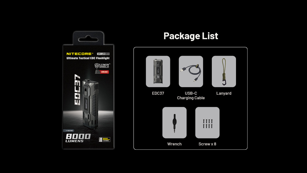 Nitecore® EDC37 taskulamp