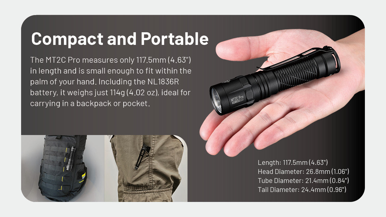 Nitecore® MT2C Pro Flashlight