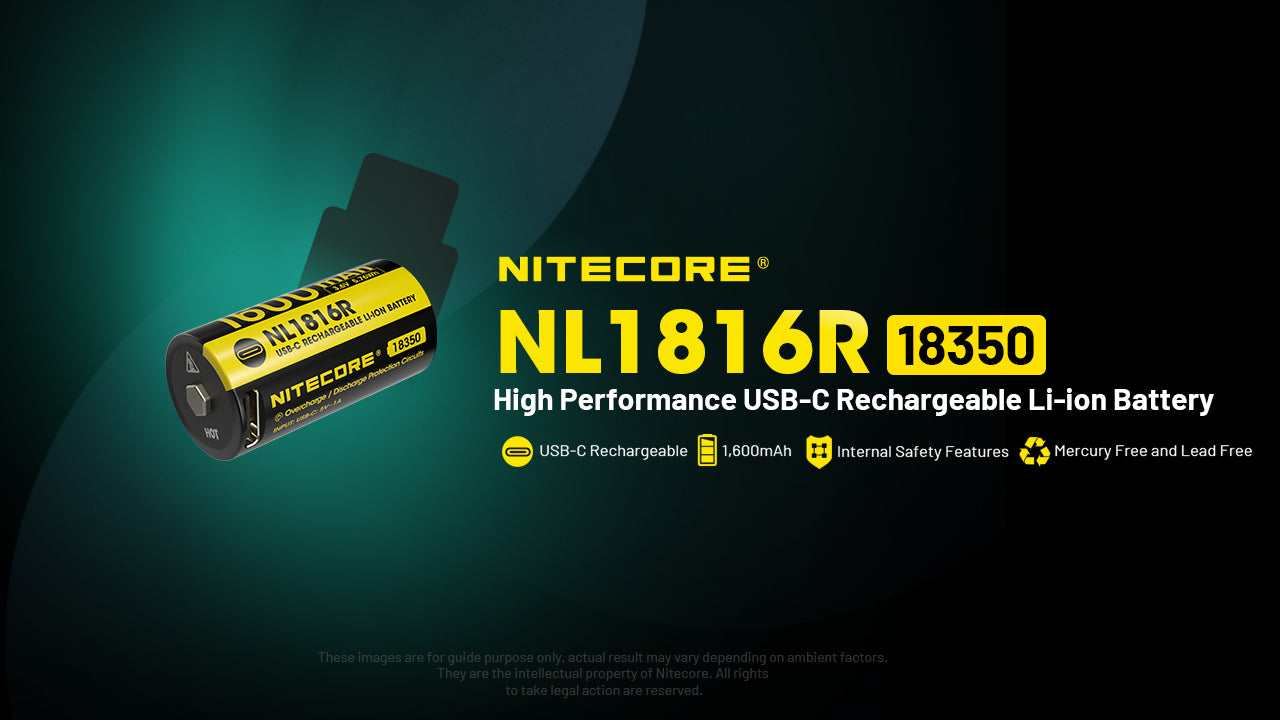 Nitecore® NL1816R Li-ion laetav aku