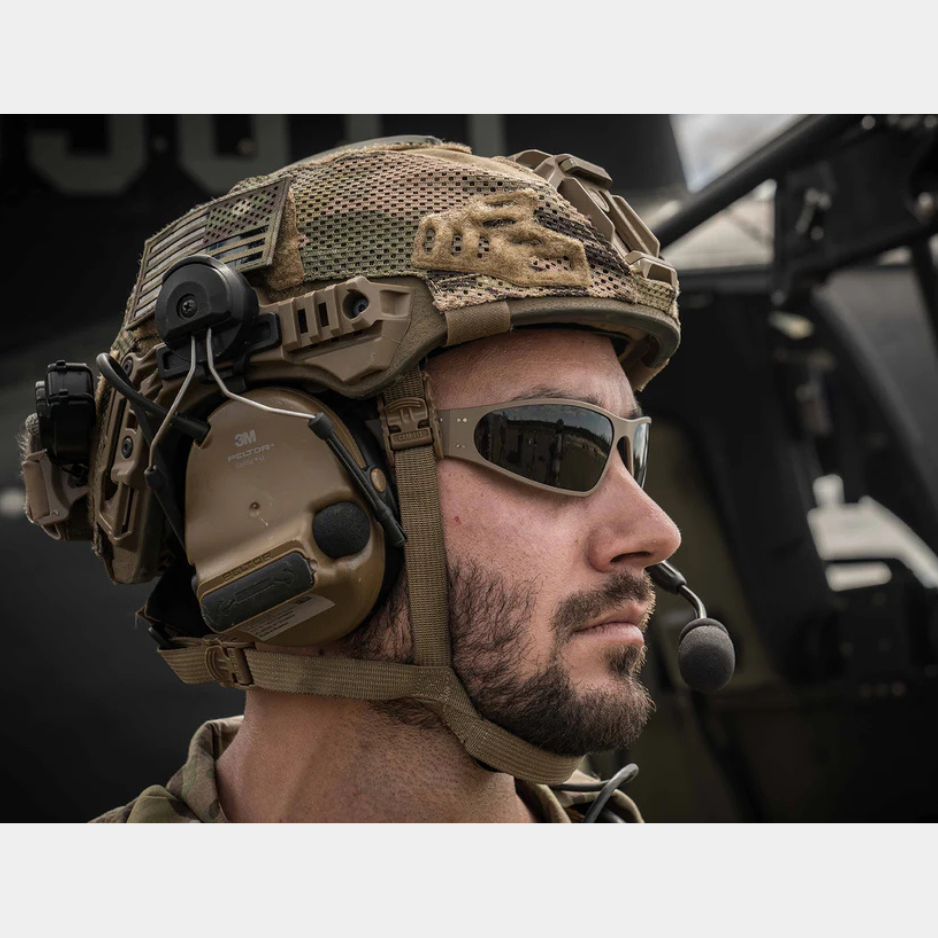 WRAPTOR MILSPEC BALLISTIC GLASSES - BLACK CERAKOTE® FRAME