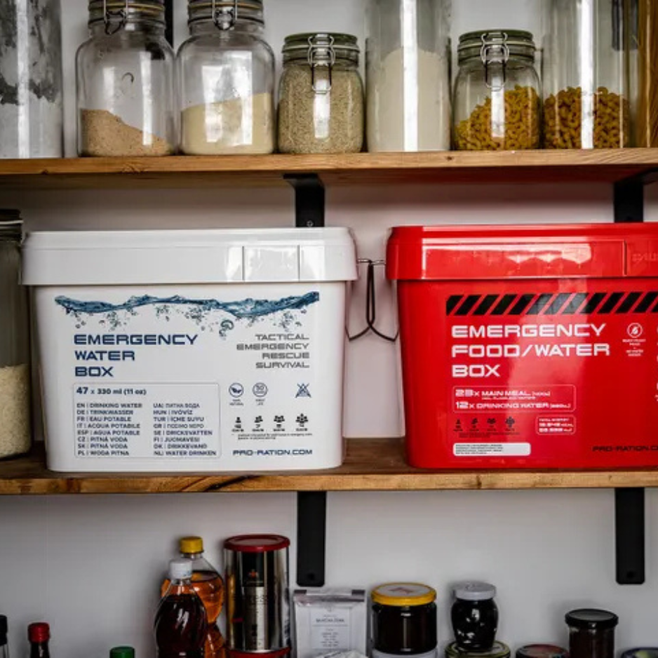 Emergency Water Box Containing 47 x 330ml Water Packs