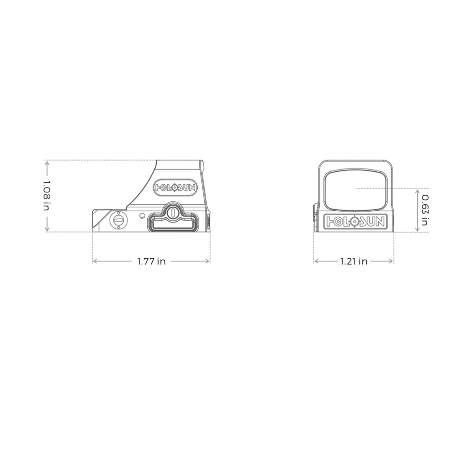 Elite HE508T-RD-X2 Red Dot Sight