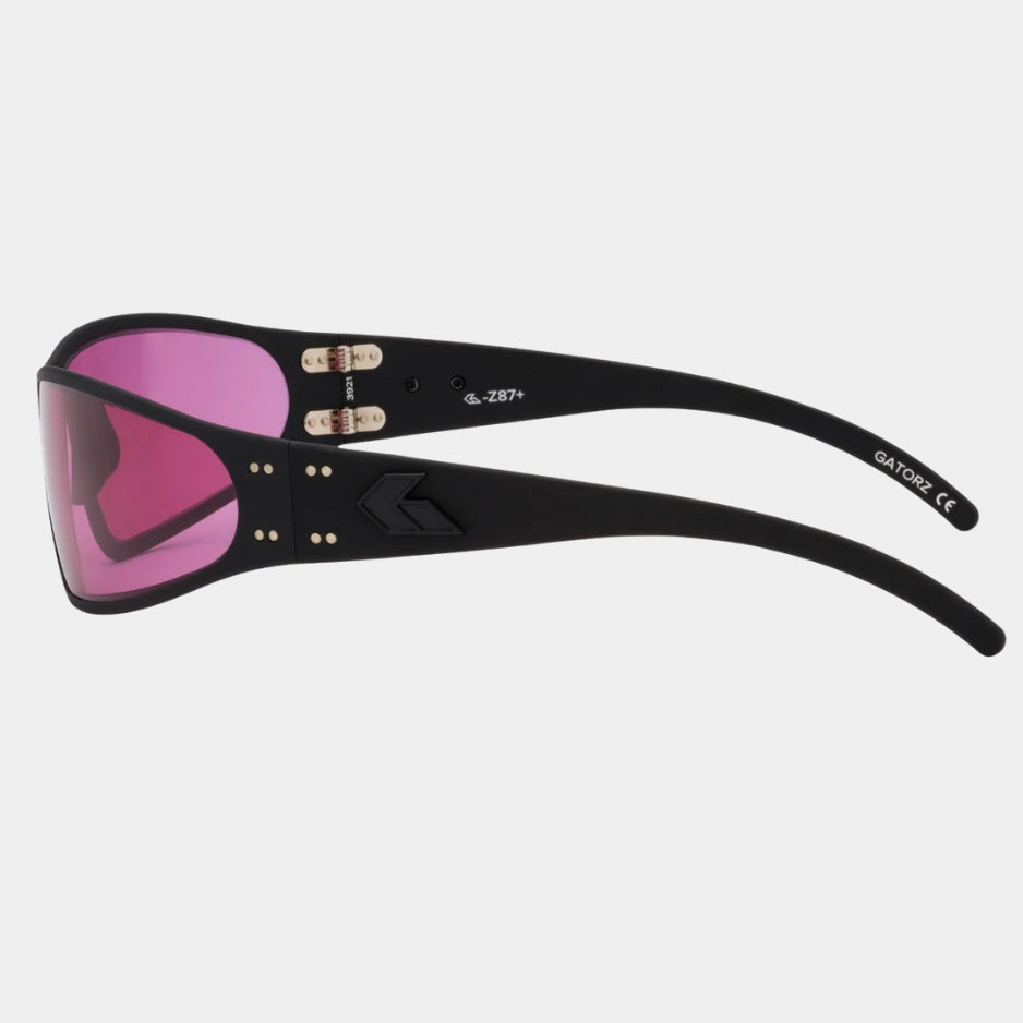 WRAPTOR MILSPEC BALLISTIC GLASSES - BLACK CERAKOTE® FRAME