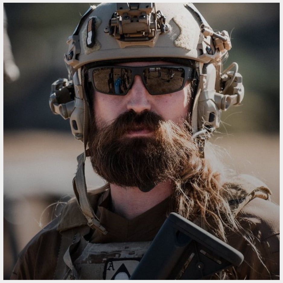 WARHAWK MILSPEC BALLISTIC GLASSES - SLATE FRAME