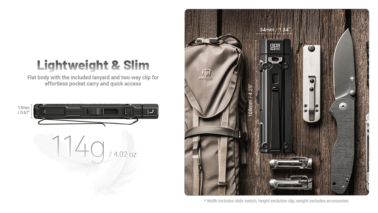 NITECORE® EDC09 FLASHLIGHT