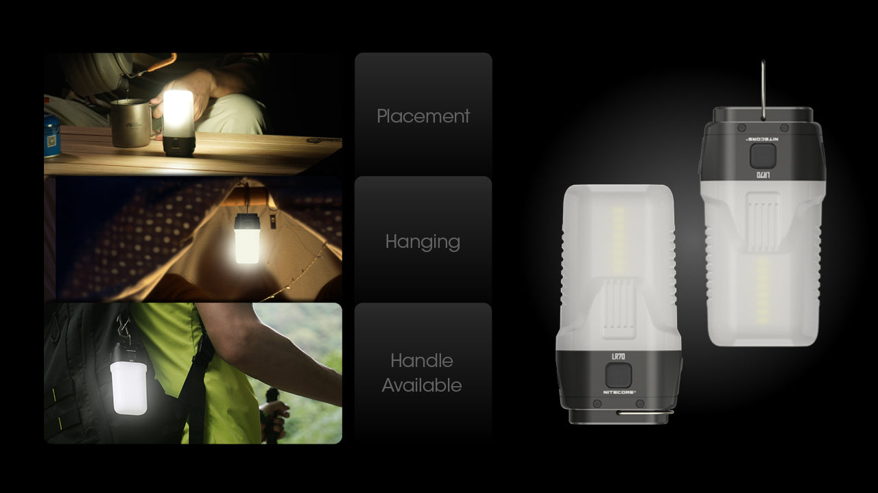 Nitecore® LR70 3-in-1 Rechargeable Lantern Flashlight