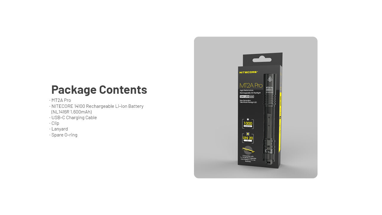 Nitecore® MT2A Pro Flashlight