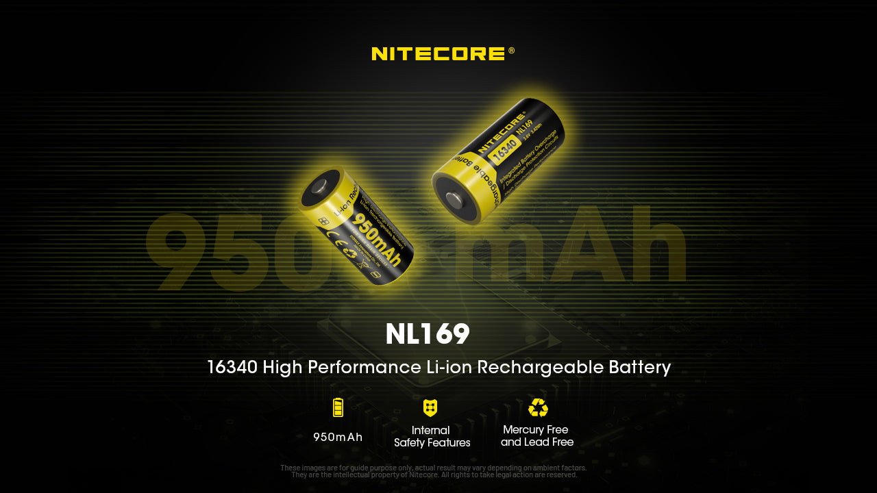 Nitecore® NL169 Li-ion laetav aku