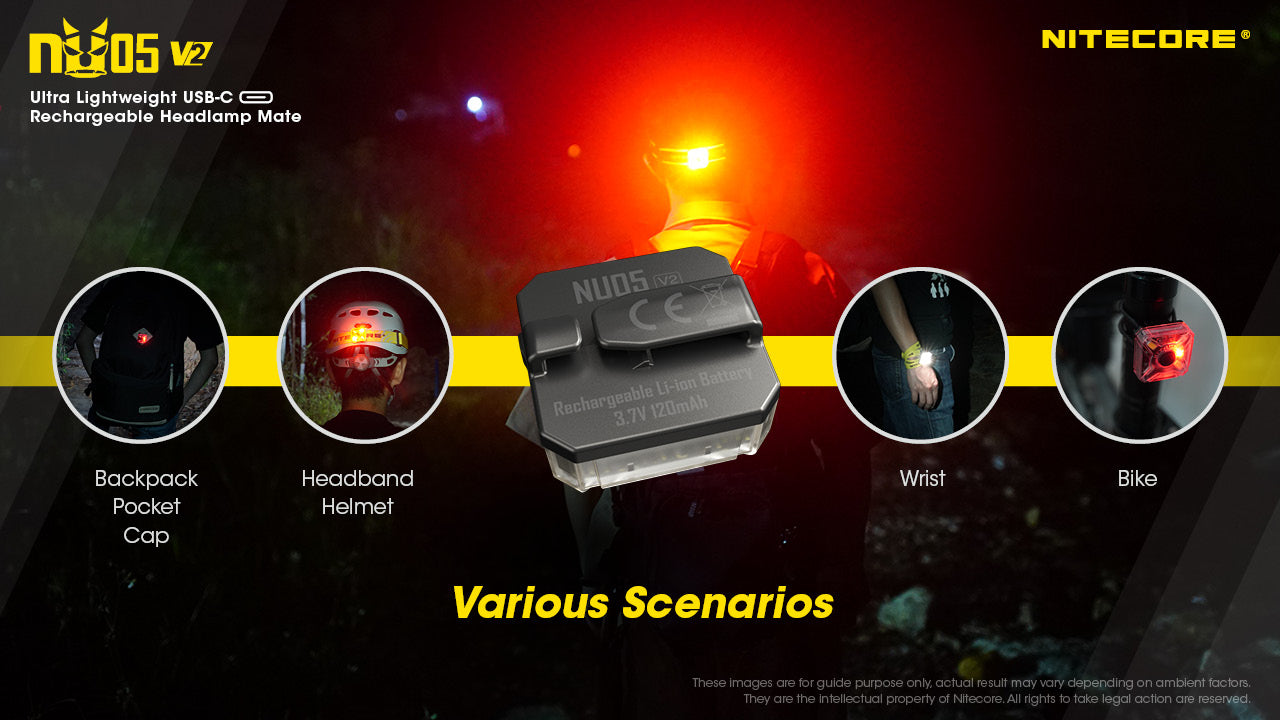Nitecore® NU05 V2 Headlamp Light