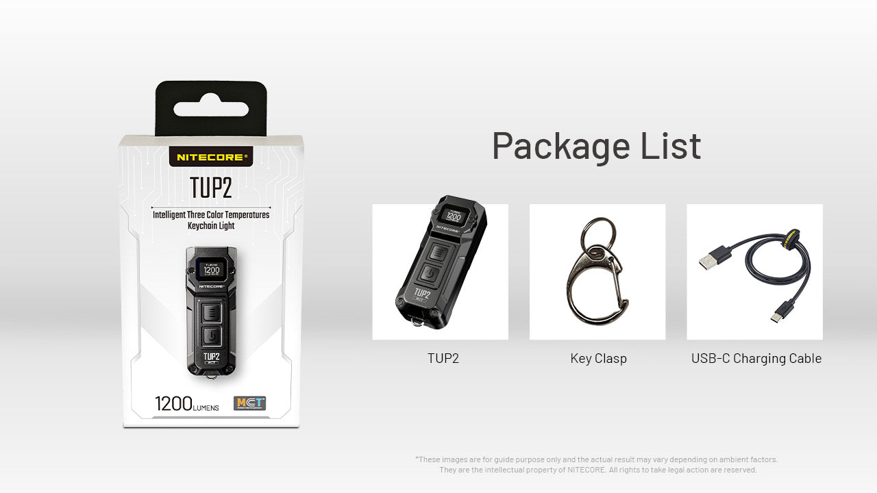 Nitecore® TUP2 Keychain Flashlight